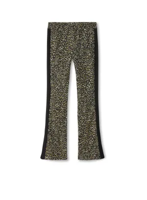 Jacquard Flare Leg Track Pant