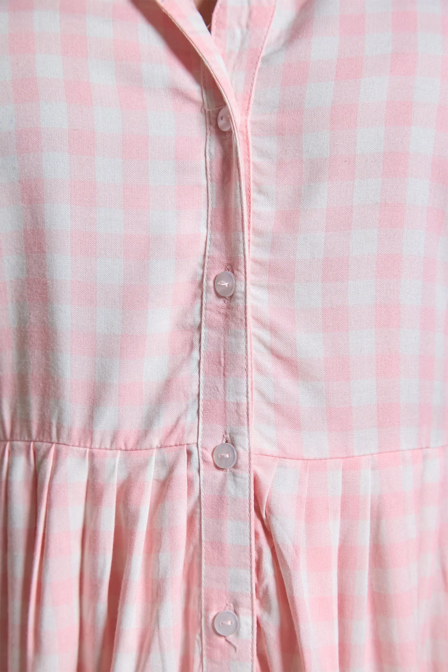 Janet|Checked A-line Dress