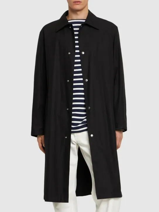 Jil Sander   Printed cotton poplin parka coat 