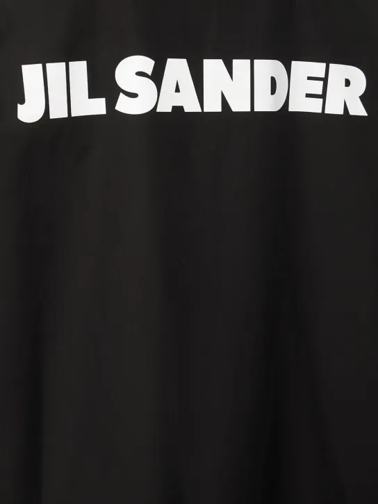 Jil Sander   Printed cotton poplin parka coat 