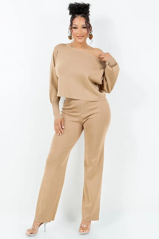 Keep Me Cozy All Night Pant Set