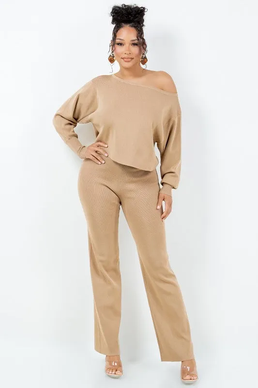 Keep Me Cozy All Night Pant Set