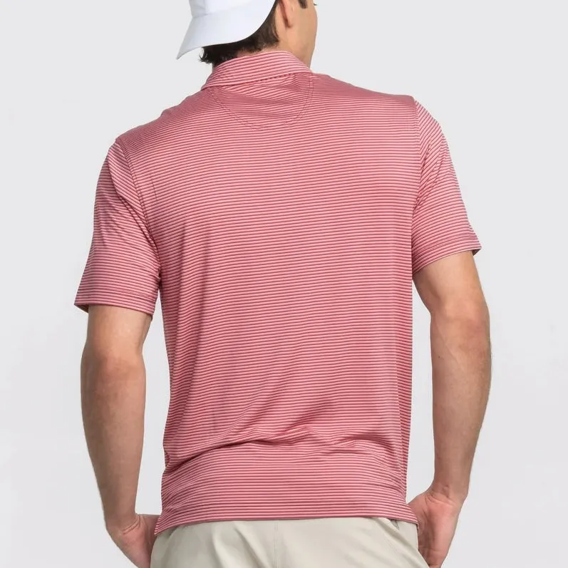 Largo Stripe Polo – Pink Nectar