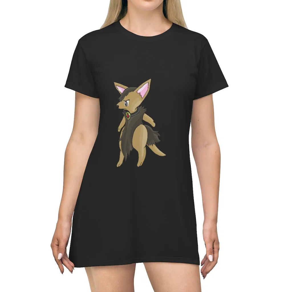 Layboy All Over Print T-Shirt Dress