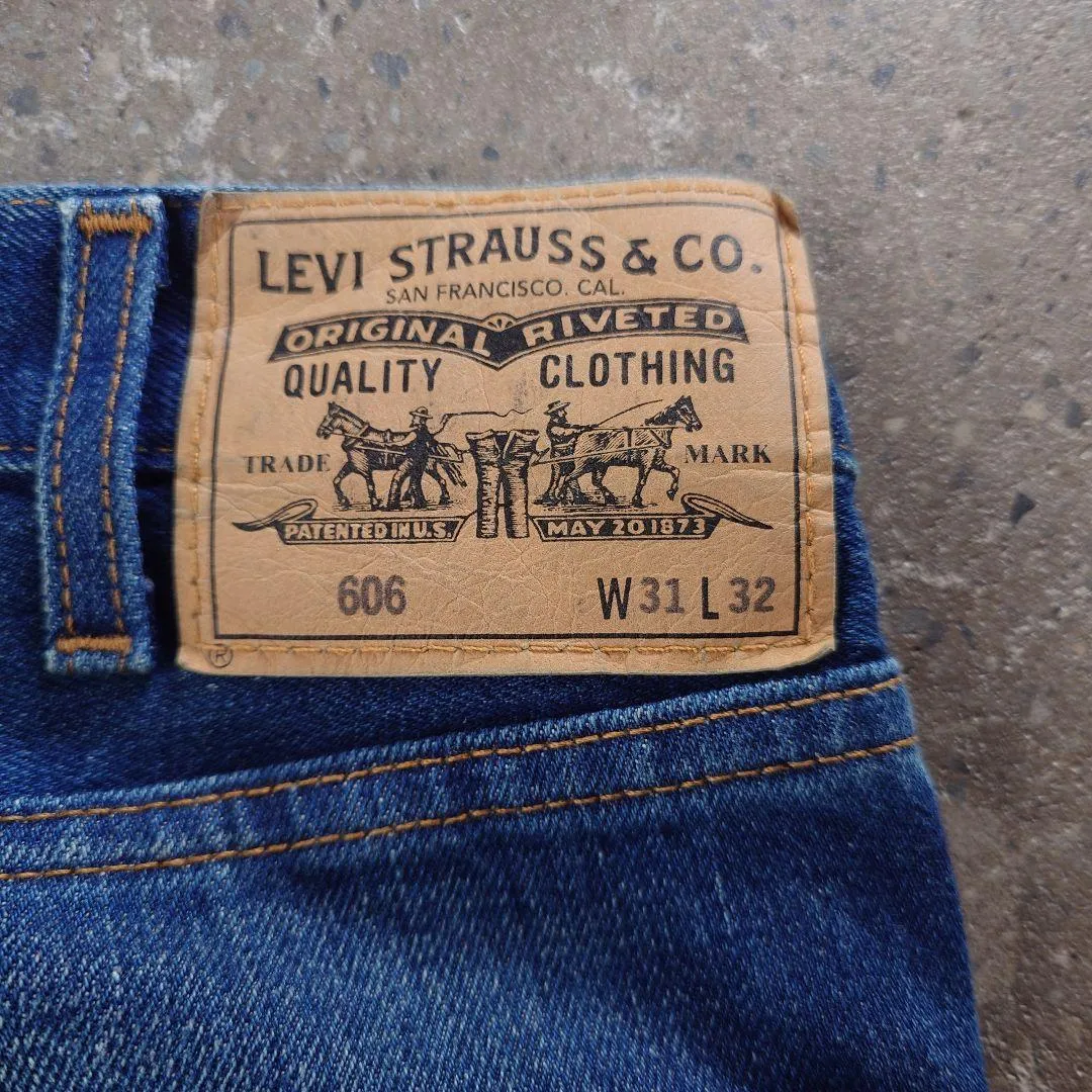 Levis’s リーバイス　606 トルコ製　スリム　w31 L32 オレンジタブ　復刻版