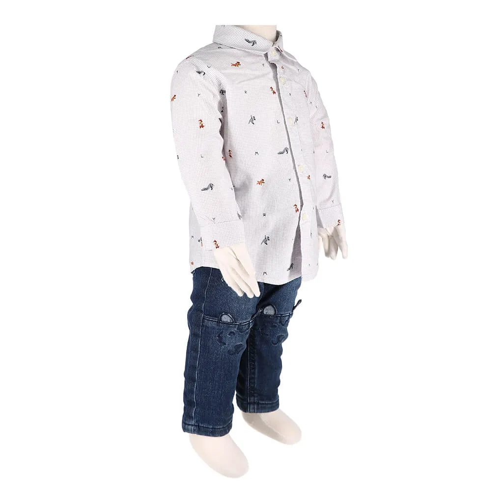 Long Sleeve Polo & Pants Set 3 Years