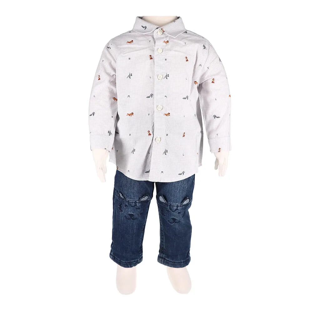 Long Sleeve Polo & Pants Set 3 Years