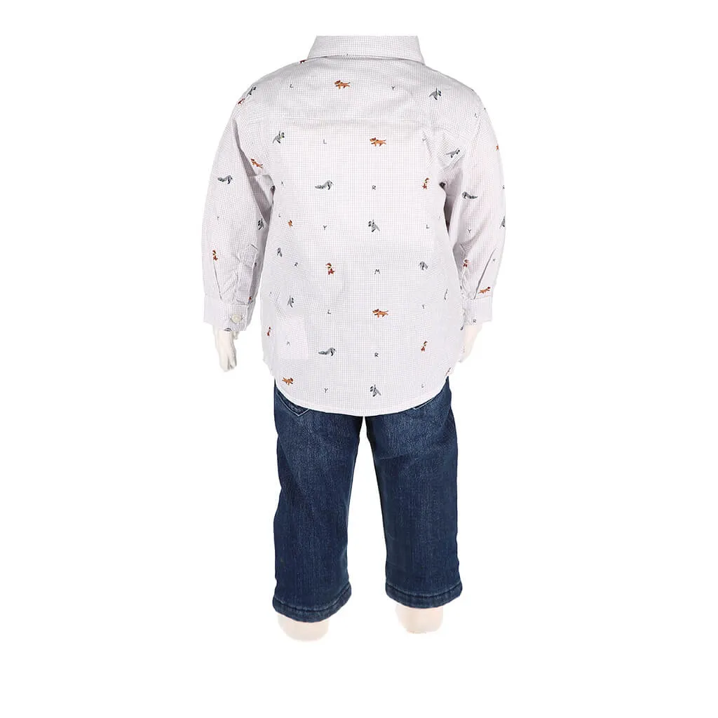 Long Sleeve Polo & Pants Set 3 Years