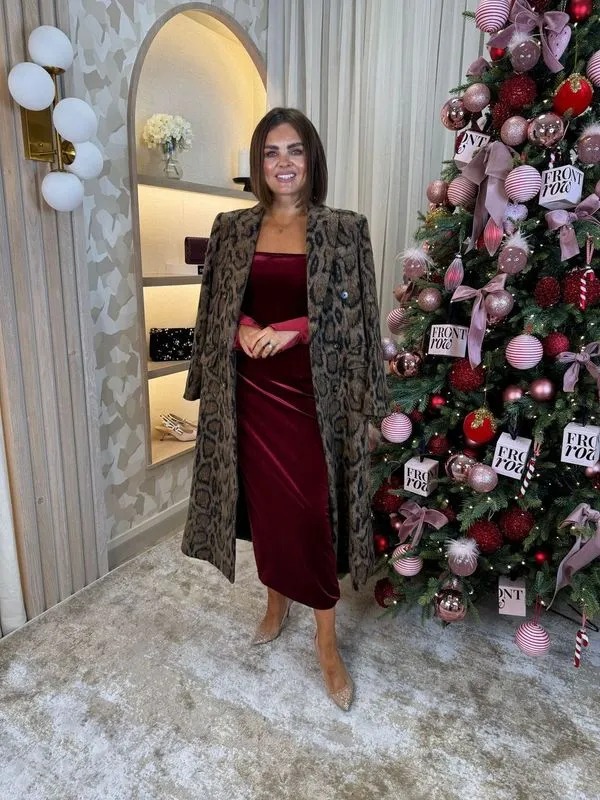 Love Laura Coat In Leopard