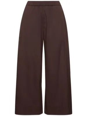 Max Mara   Esperia cotton blend poplin pants 