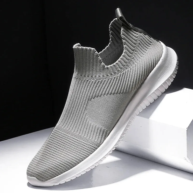 Men's Breathable Trend Flat White Shoes