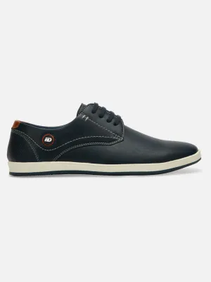 Men's Navy Blue Regular Toe Lace Up Casual (IX1012)