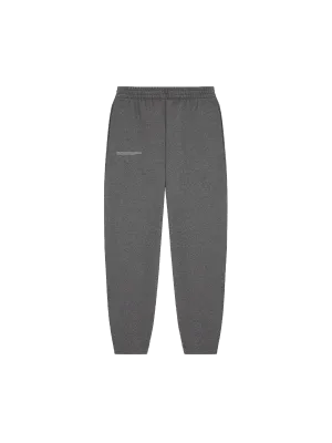 Mens Reclaimed Cotton Barrel-Leg Track Pants—reclaim charcoal
