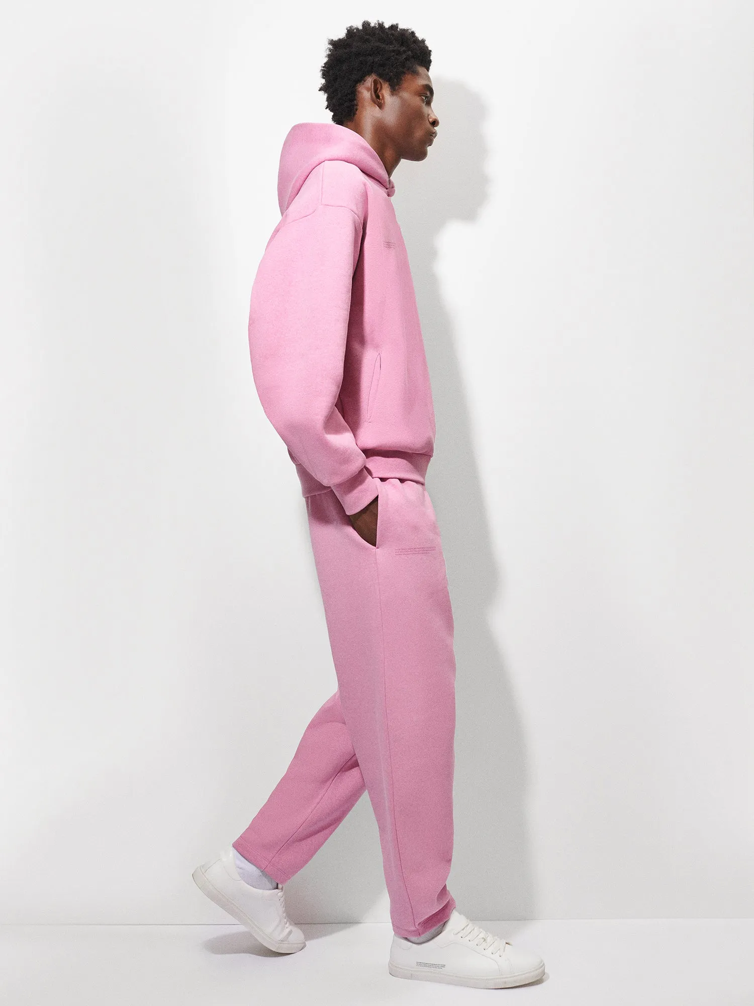 Mens Reclaimed Cotton Barrel-Leg Track Pants—reclaim sakura