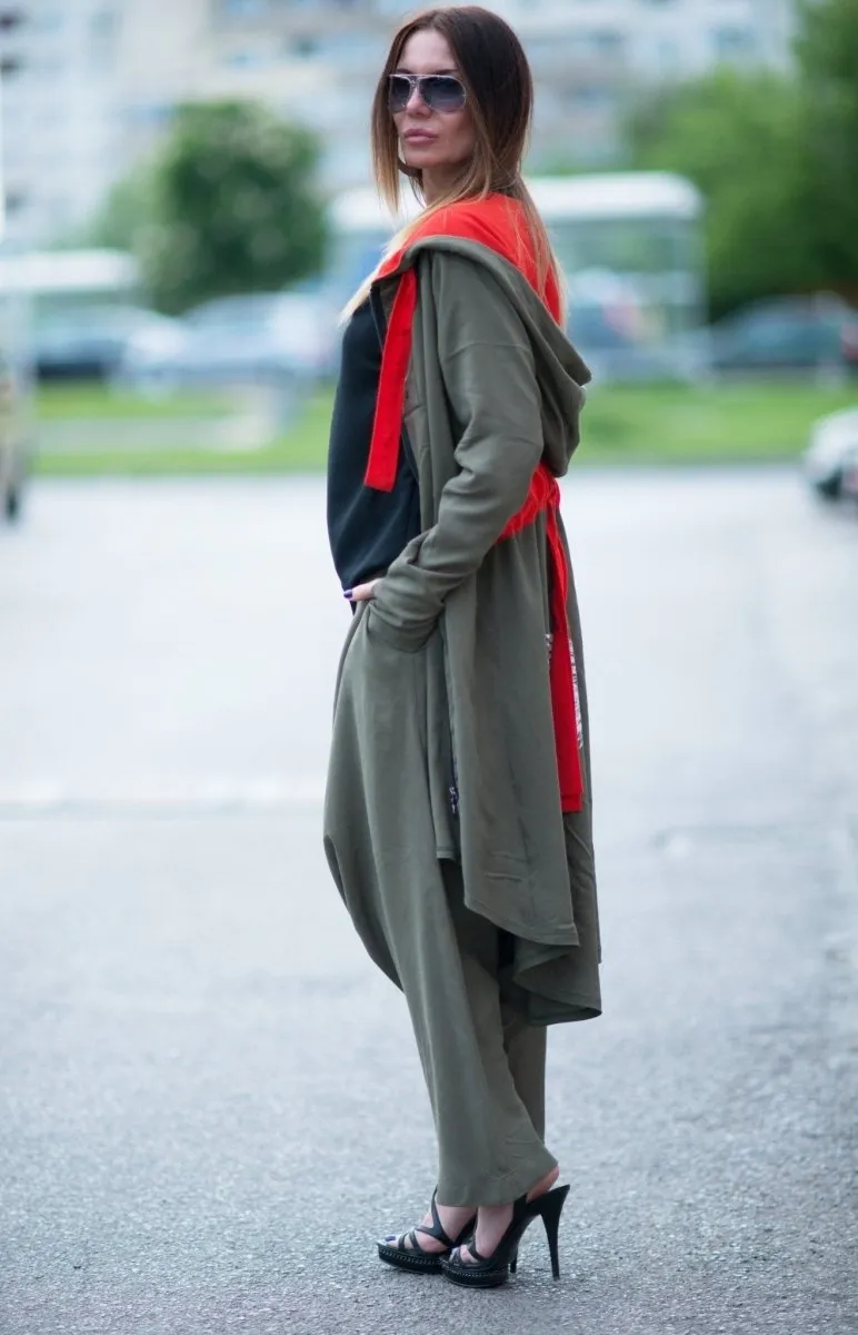 Military Green Harem Pants ANGELA