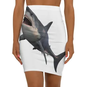 Mini Skirt AL BLUE DESIGNED  LAND SHARK