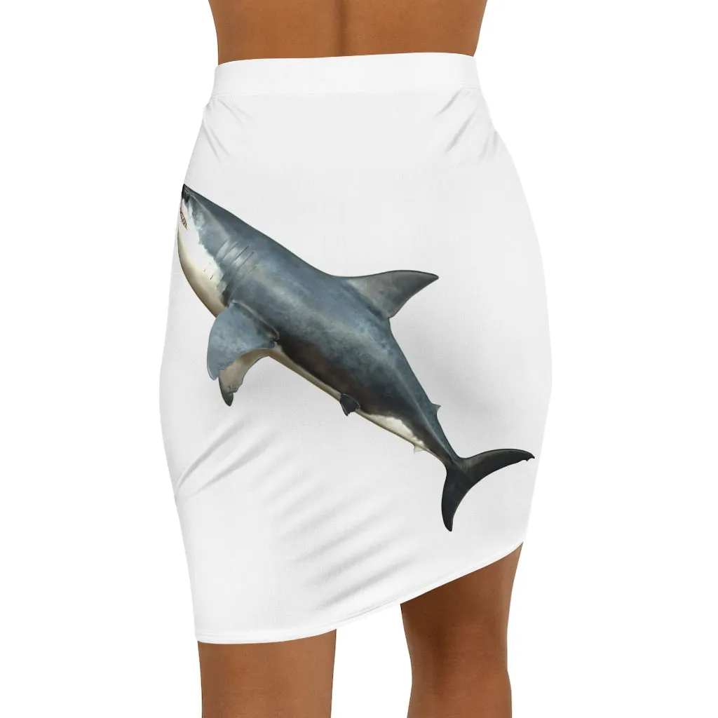 Mini Skirt AL BLUE DESIGNED  LAND SHARK