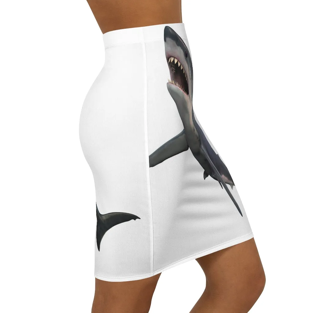 Mini Skirt AL BLUE DESIGNED  LAND SHARK