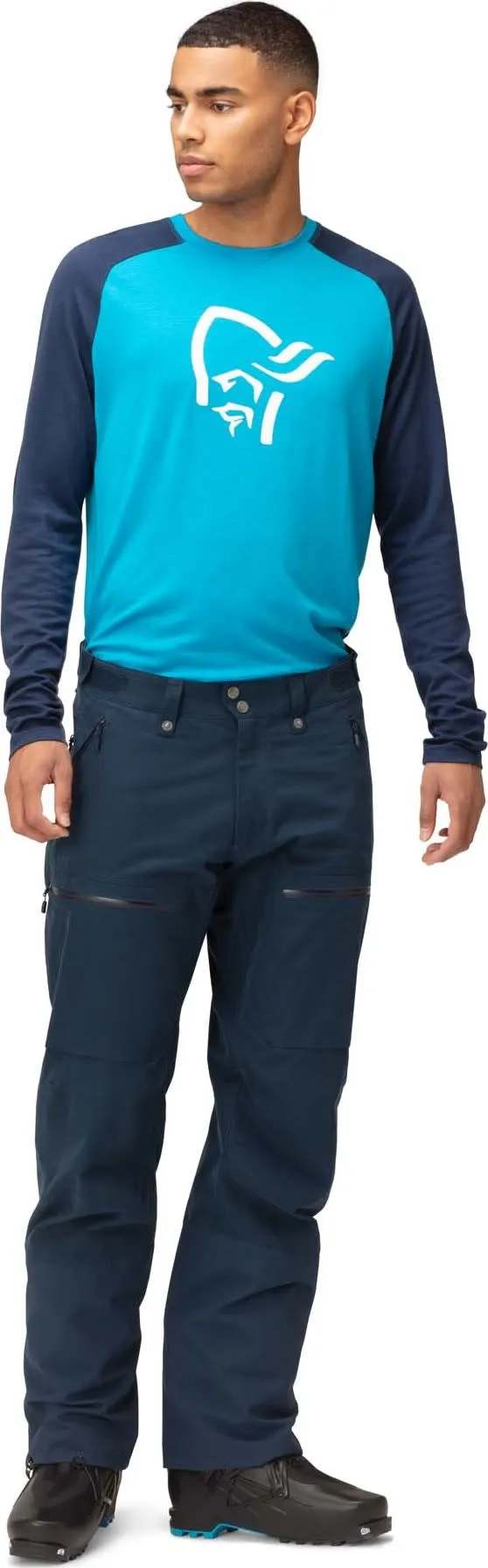 Norrøna Men&#x27;s Lyngen Cotton Pants Indigo Night | Buy Norrøna Men&#x27;s Lyngen Cotton Pants Indigo Night here | Outnorth