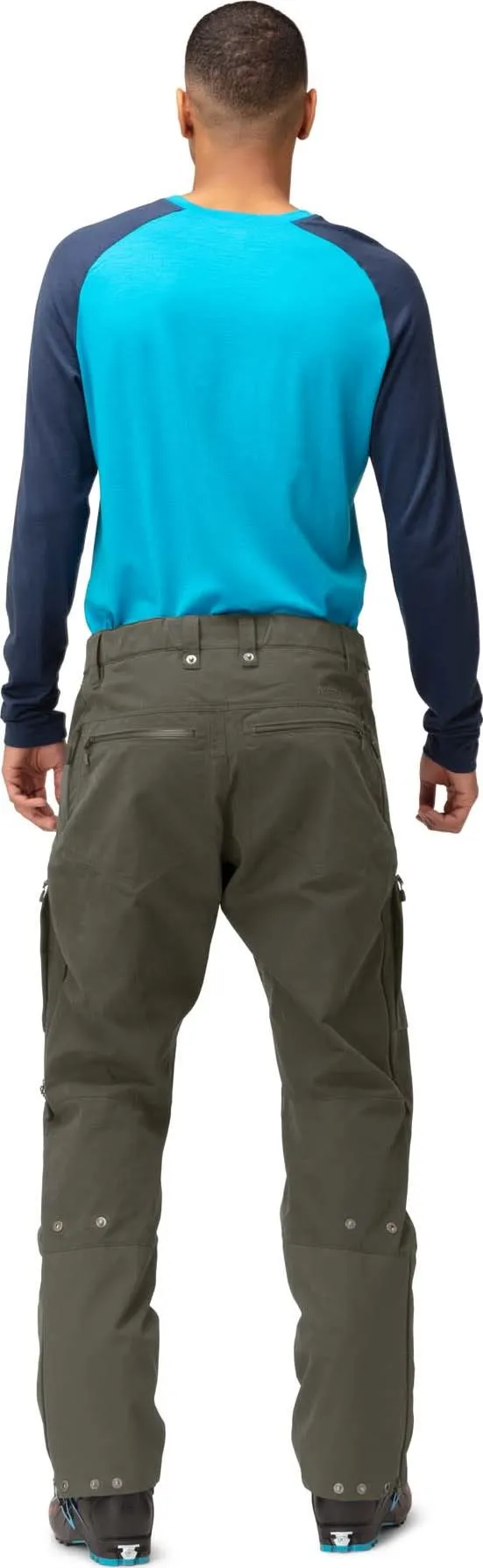 Norrøna Men&#x27;s Lyngen Cotton Pants Olive Night | Buy Norrøna Men&#x27;s Lyngen Cotton Pants Olive Night here | Outnorth