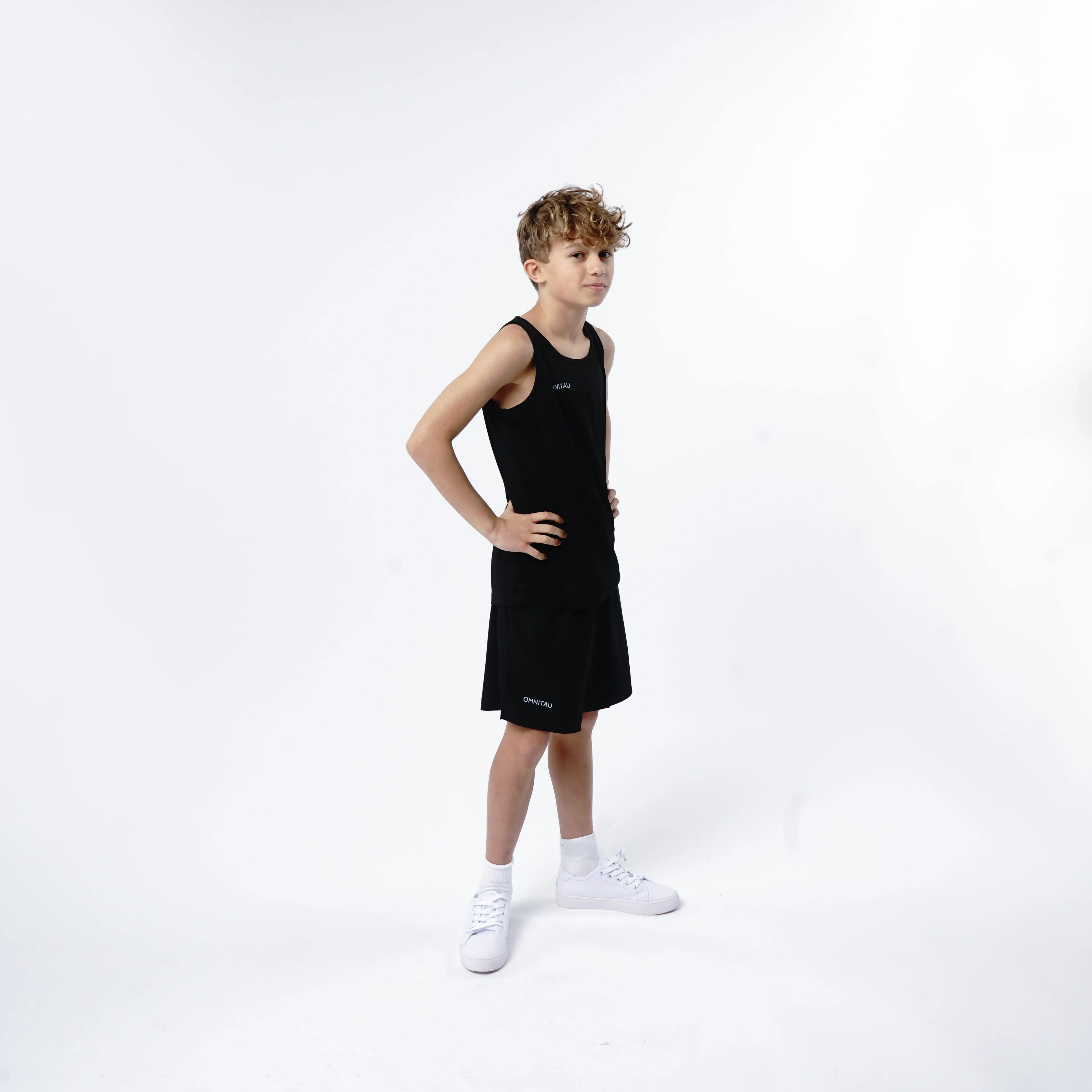 Omnitau Kid's Team Sports Breathable Vest - Black