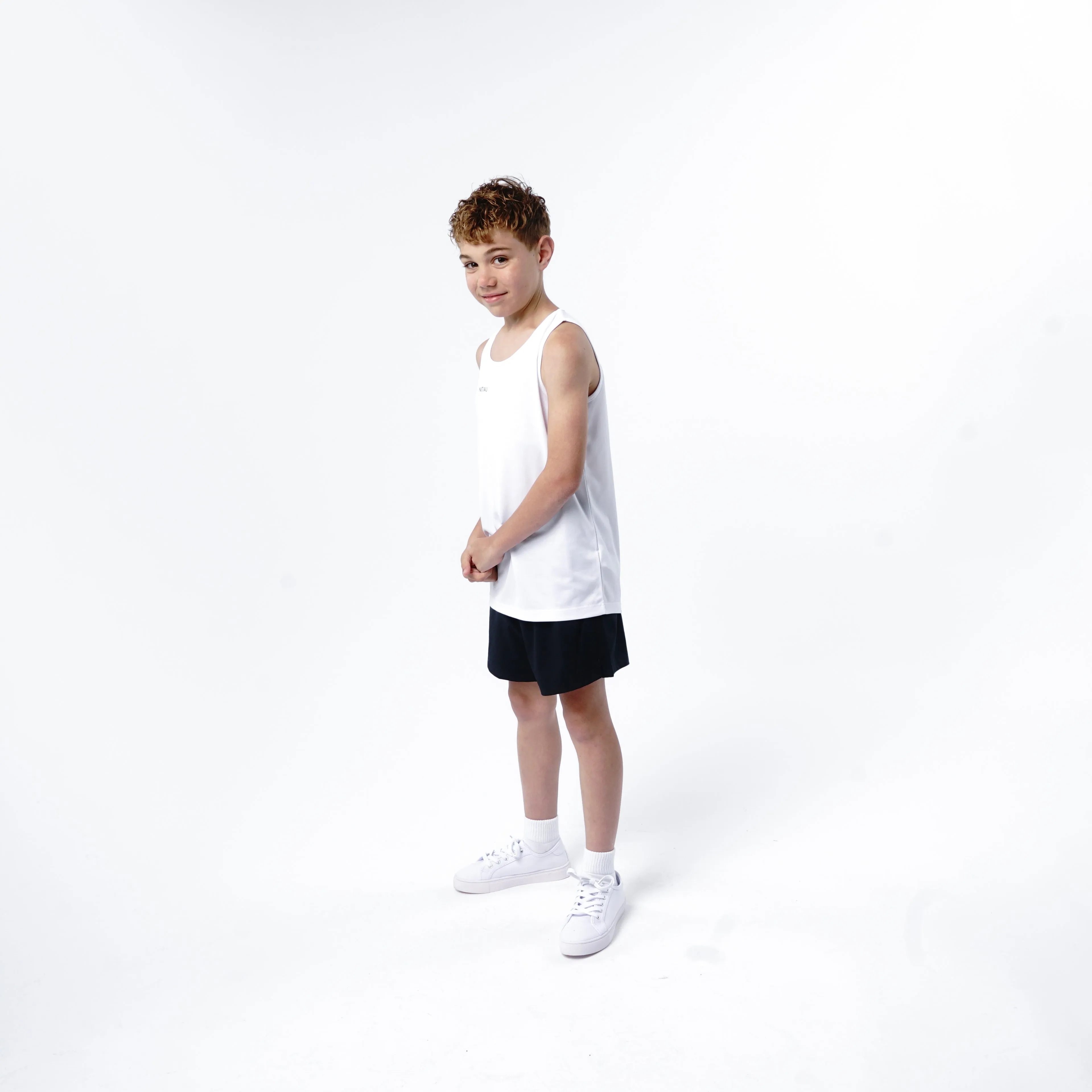 Omnitau Kid's Team Sports Breathable Vest - White