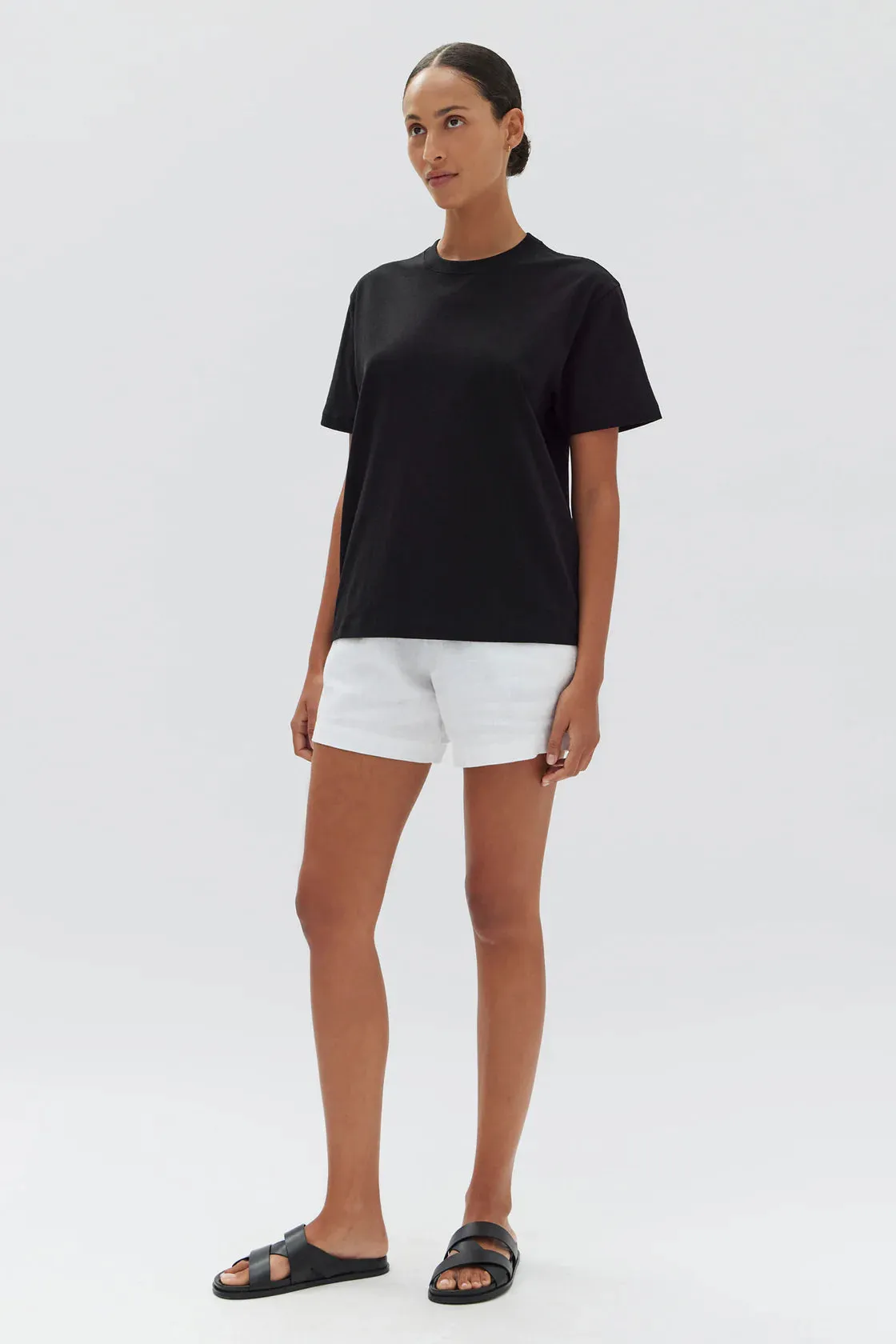 ORGANIC BASE TEE | BLACK