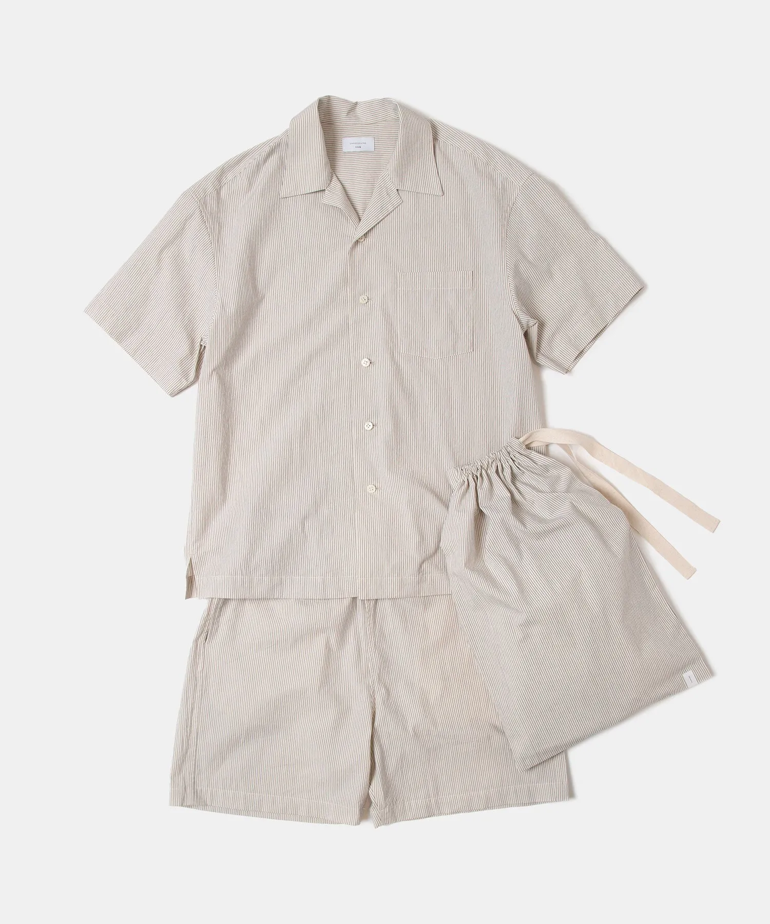 Organic Cotton Stripe Shorts