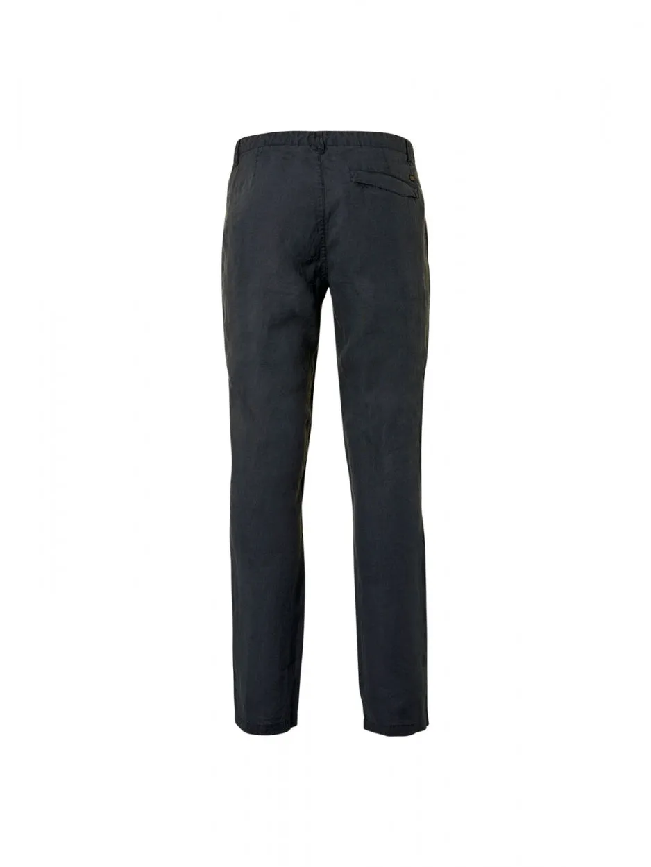 Pants Linen Garment Dyed | Dark Night