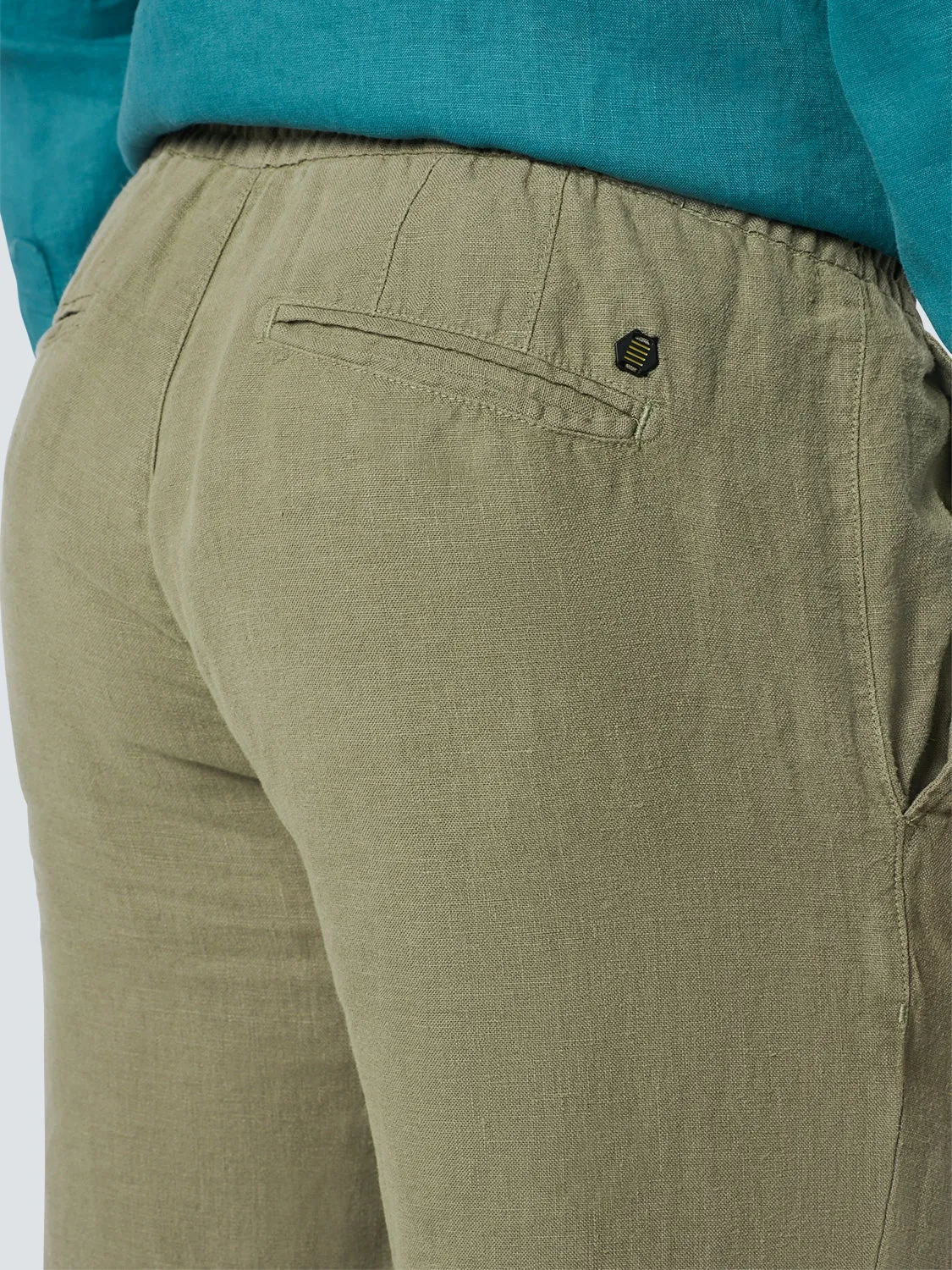 Pants Linen Garment Dyed | Smoke