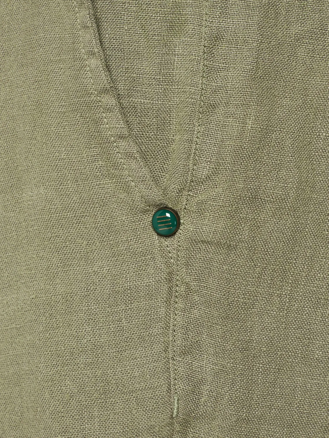 Pants Linen Garment Dyed | Smoke