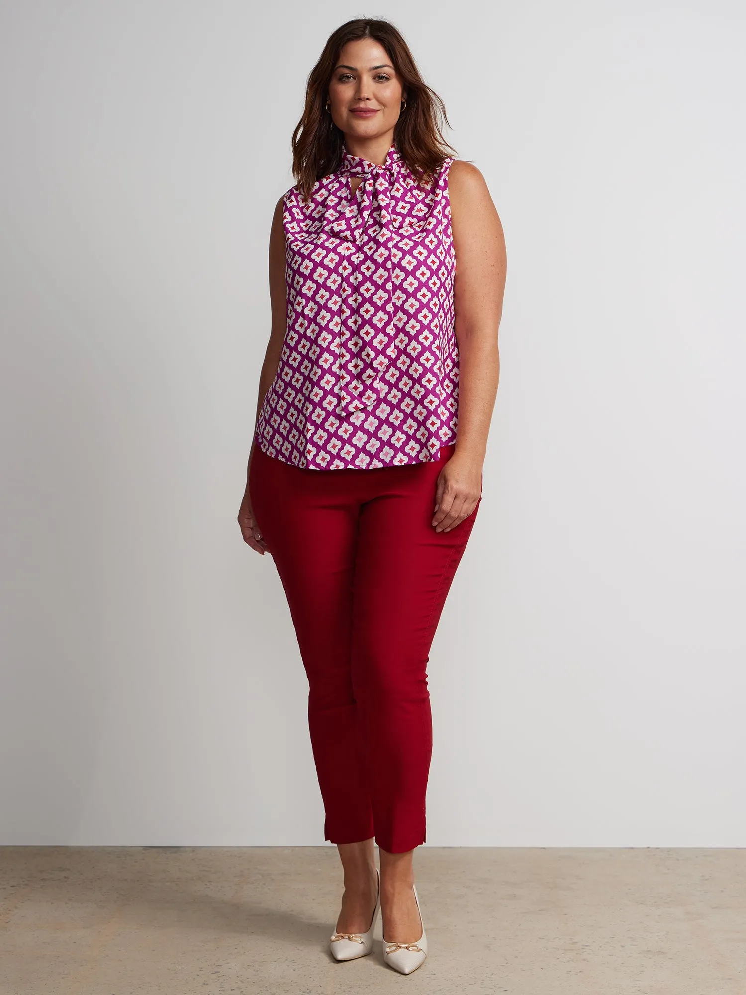Plus Whitney High Rise Ankle Pant