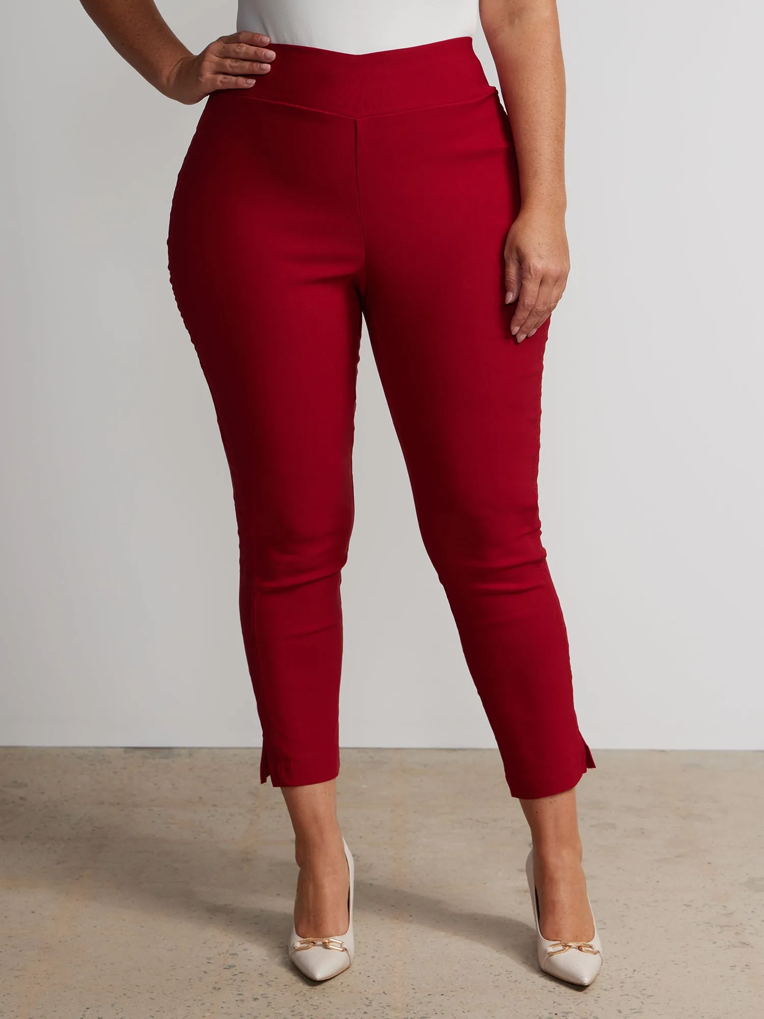 Plus Whitney High Rise Ankle Pant
