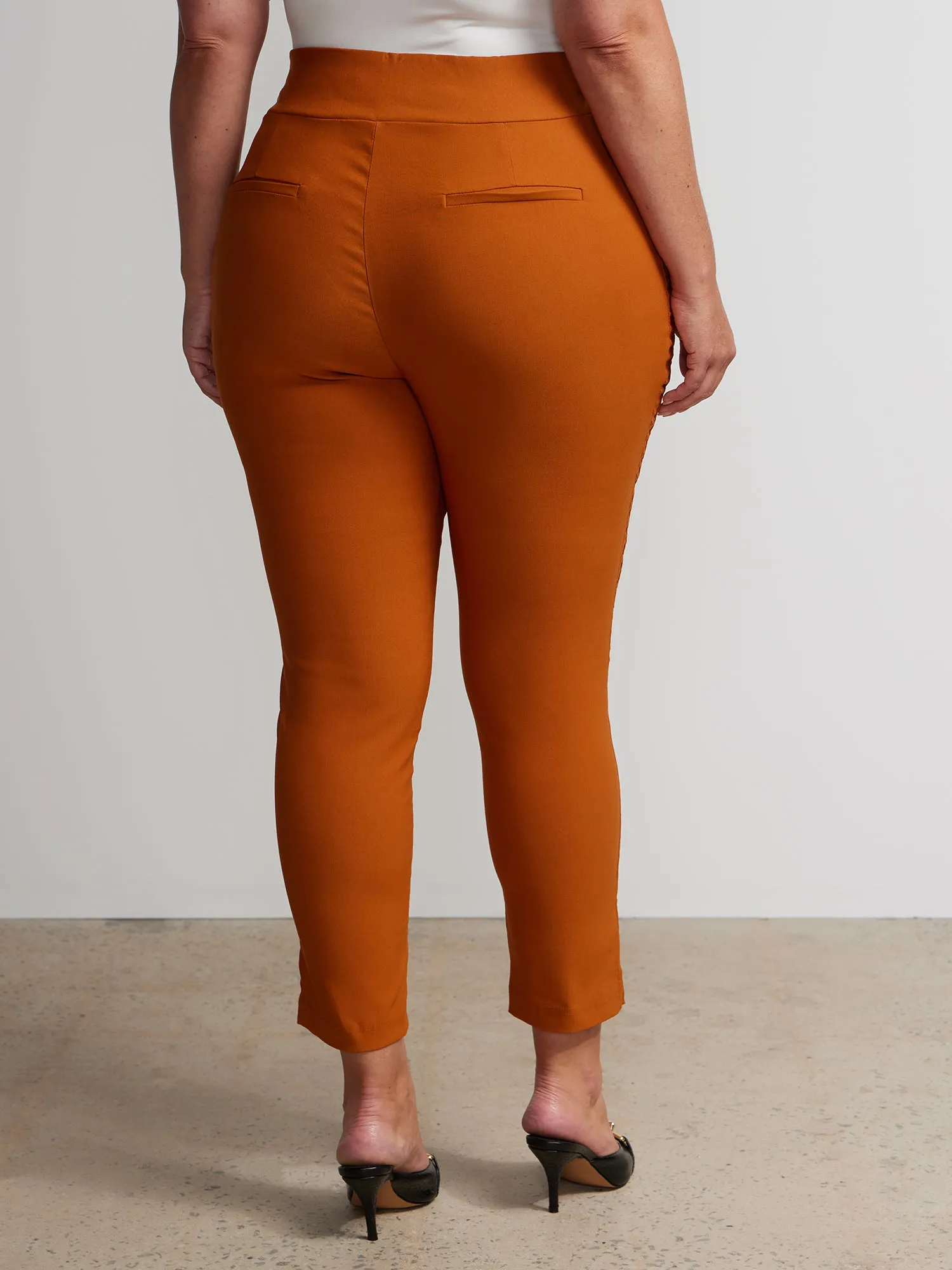 Plus Whitney High Rise Ankle Pant