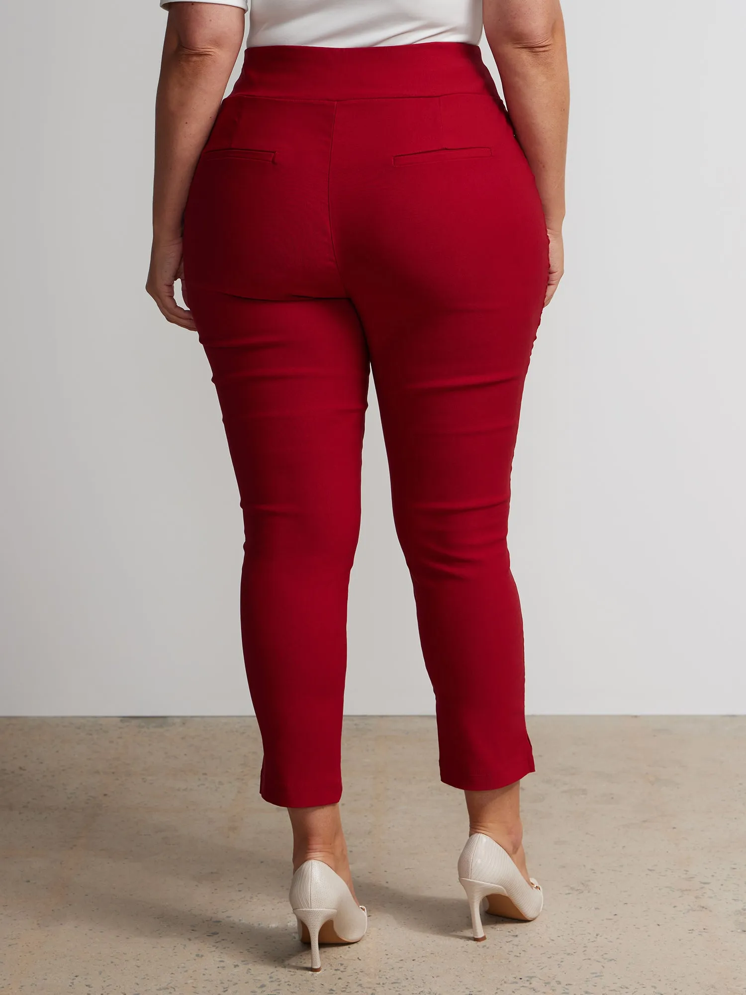 Plus Whitney High Rise Ankle Pant