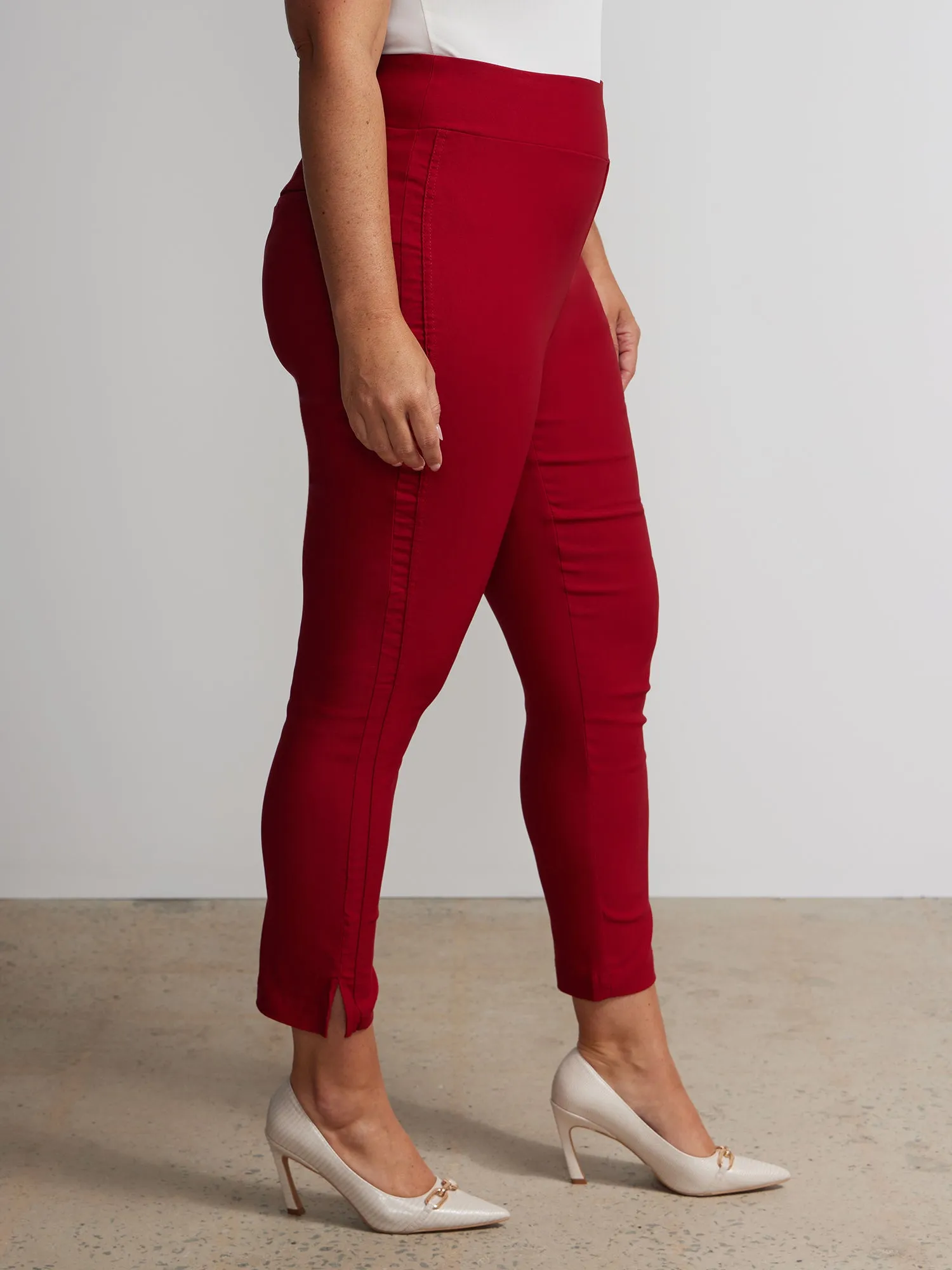 Plus Whitney High Rise Ankle Pant