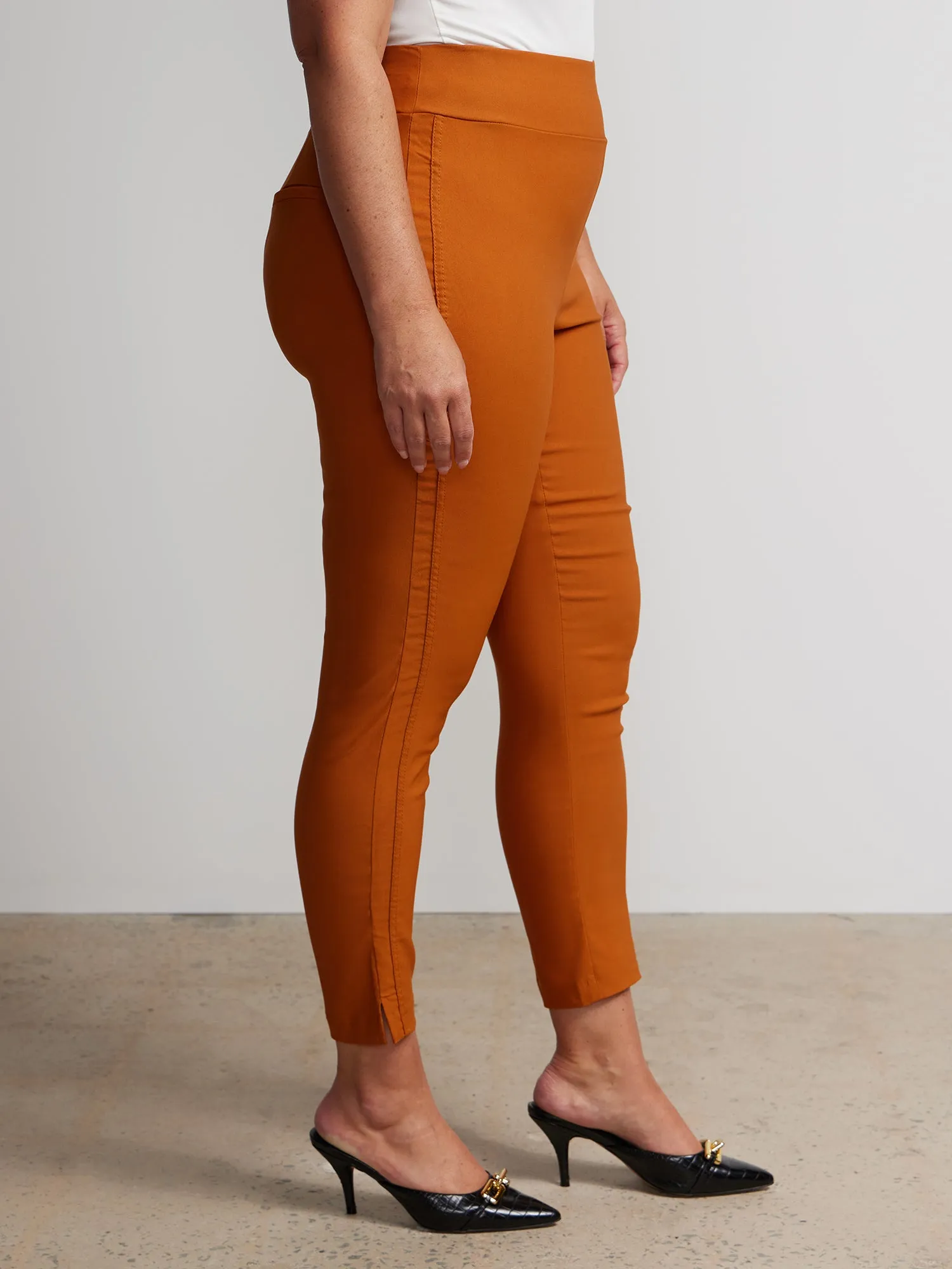 Plus Whitney High Rise Ankle Pant