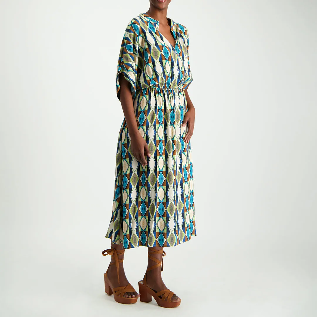 Printed Shirt Dress