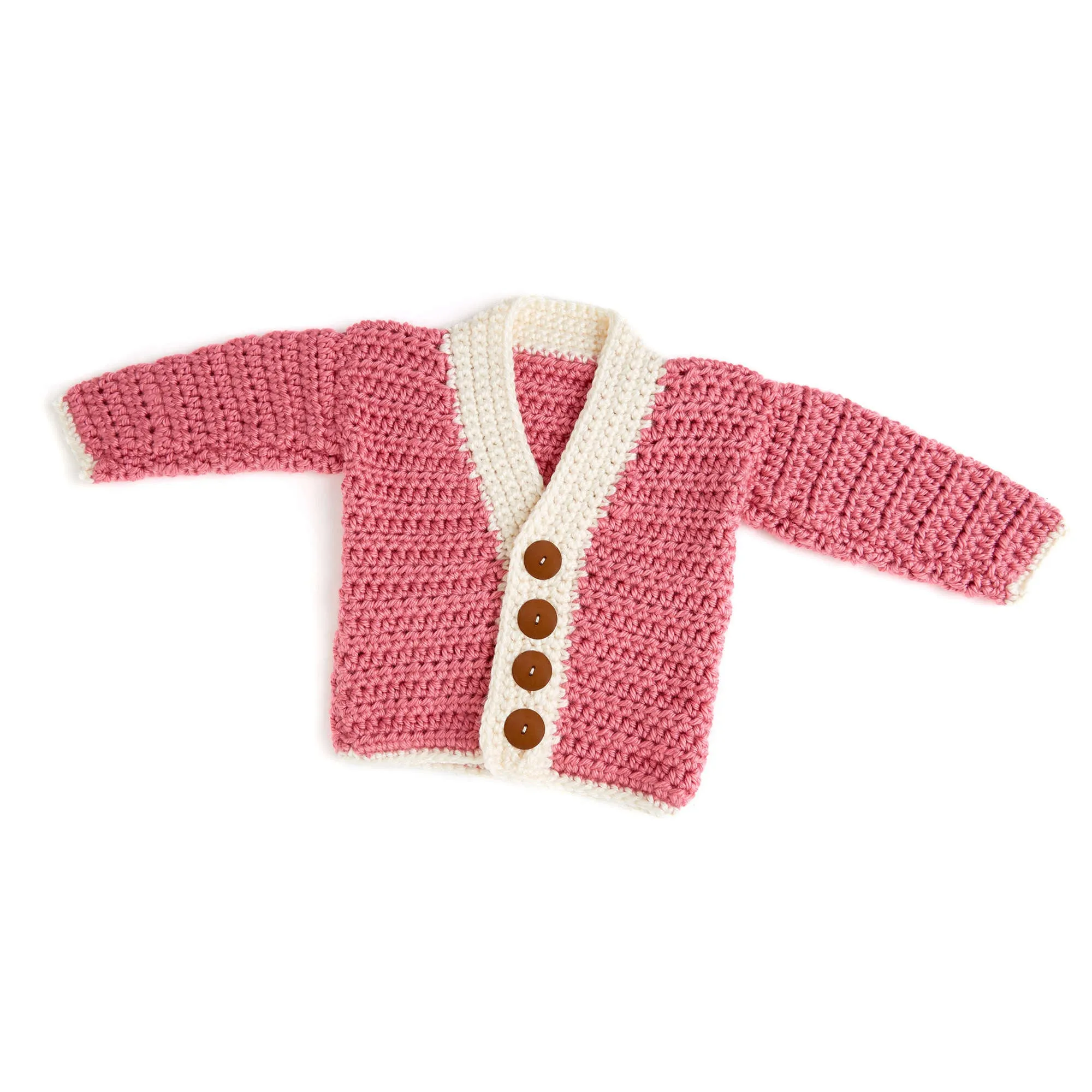 Red Heart Crochet Cutie Baby Cardigan