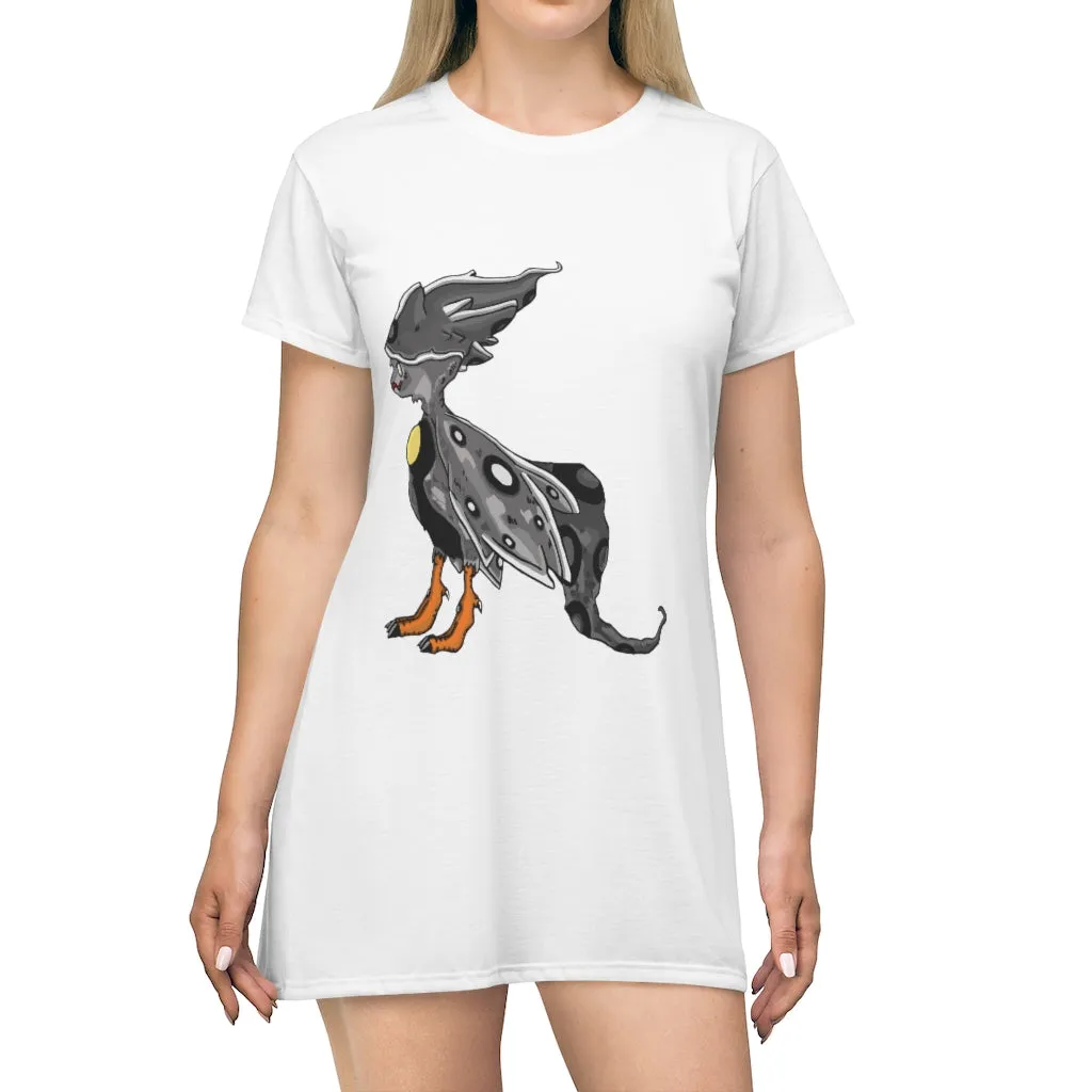 Rerann All Over Print T-Shirt Dress