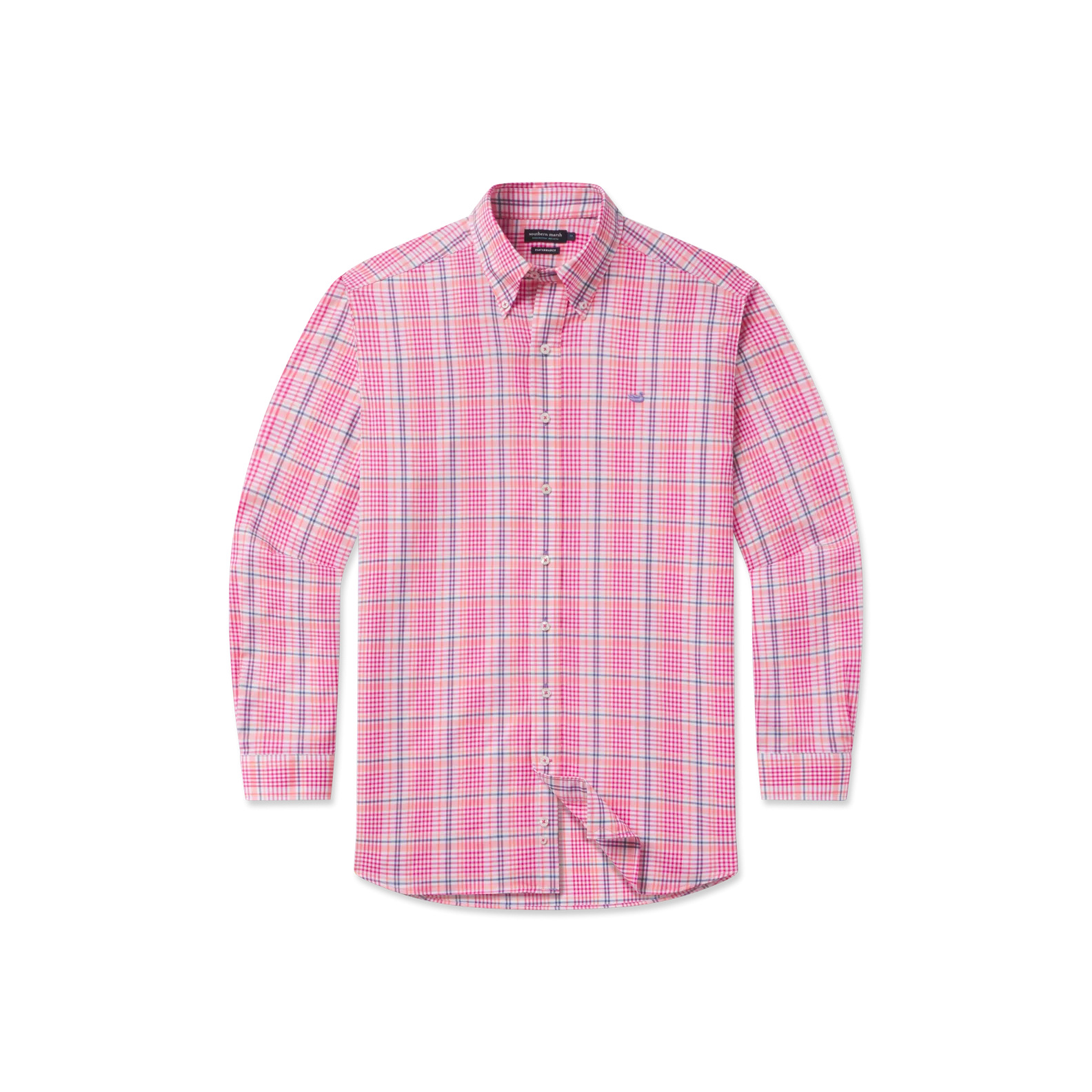 Shores Windowpane Performance Dress Shirt