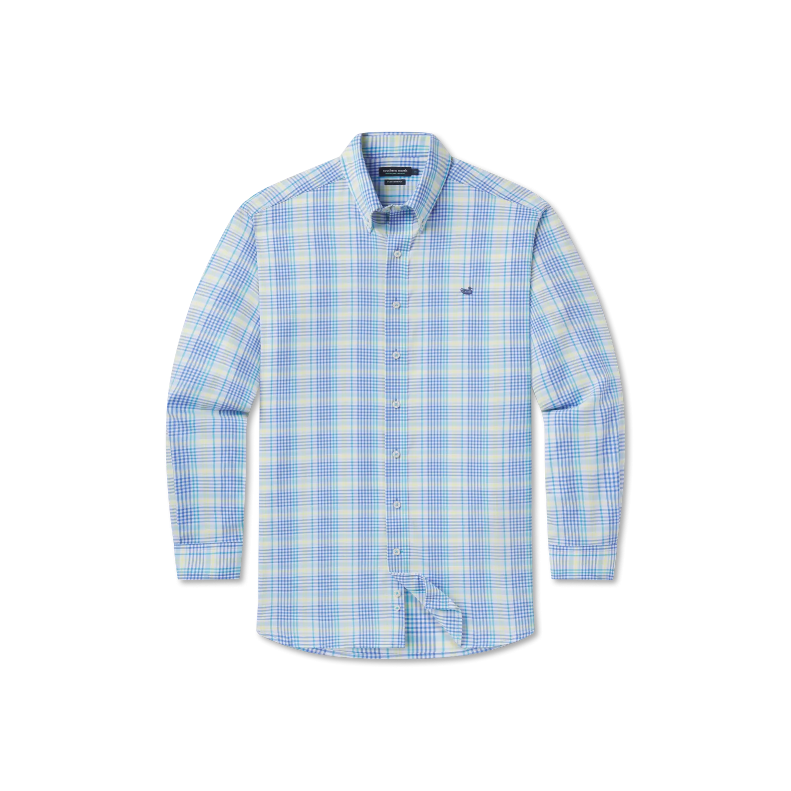 Shores Windowpane Performance Dress Shirt