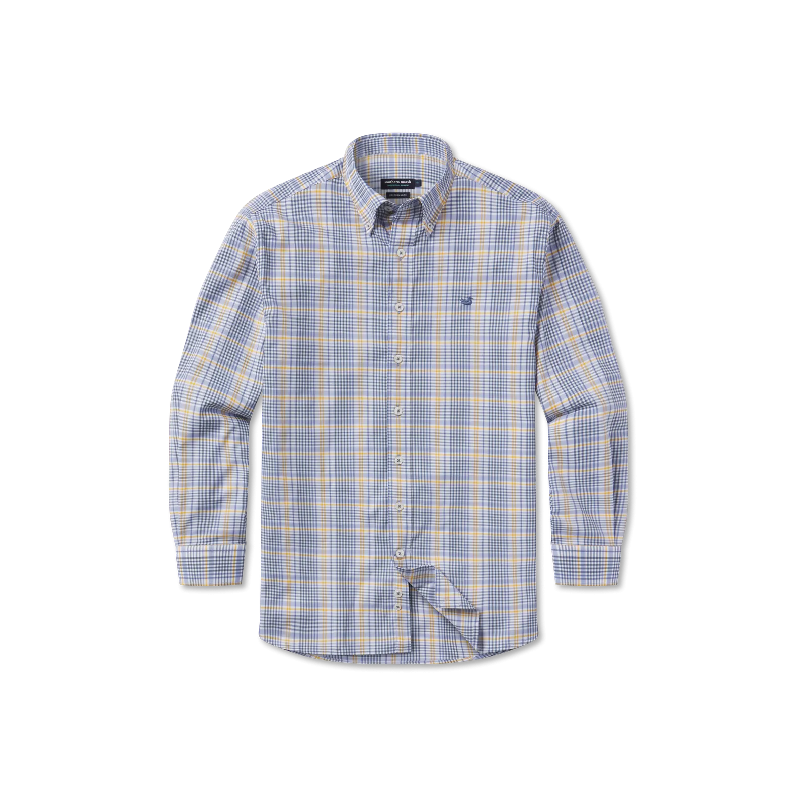 Shores Windowpane Performance Dress Shirt