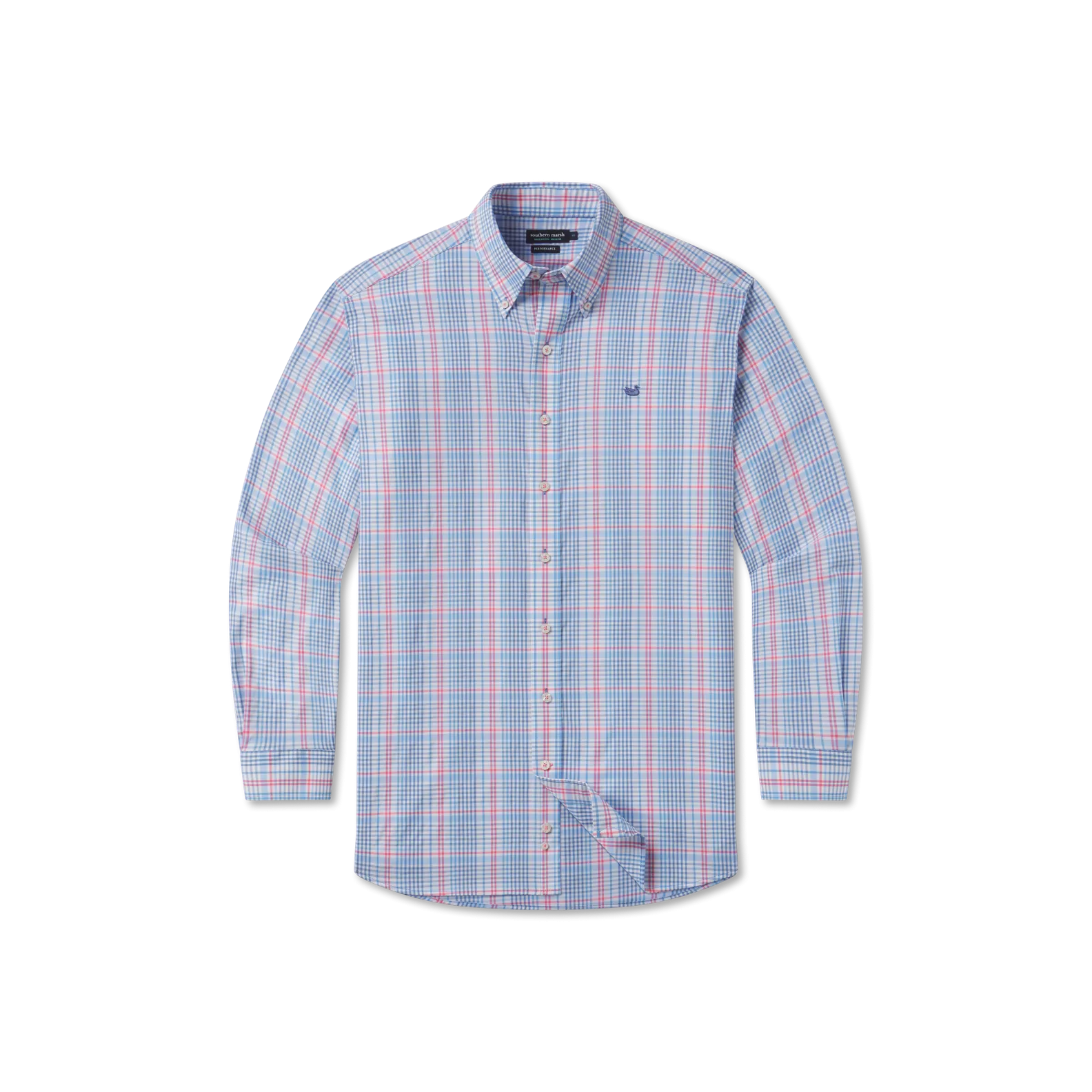 Shores Windowpane Performance Dress Shirt