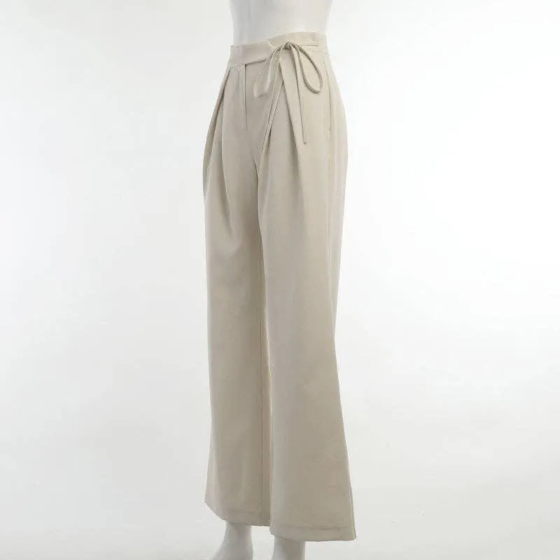 Solid High Waist Loose Sports Women Daily Pants CC21172PF