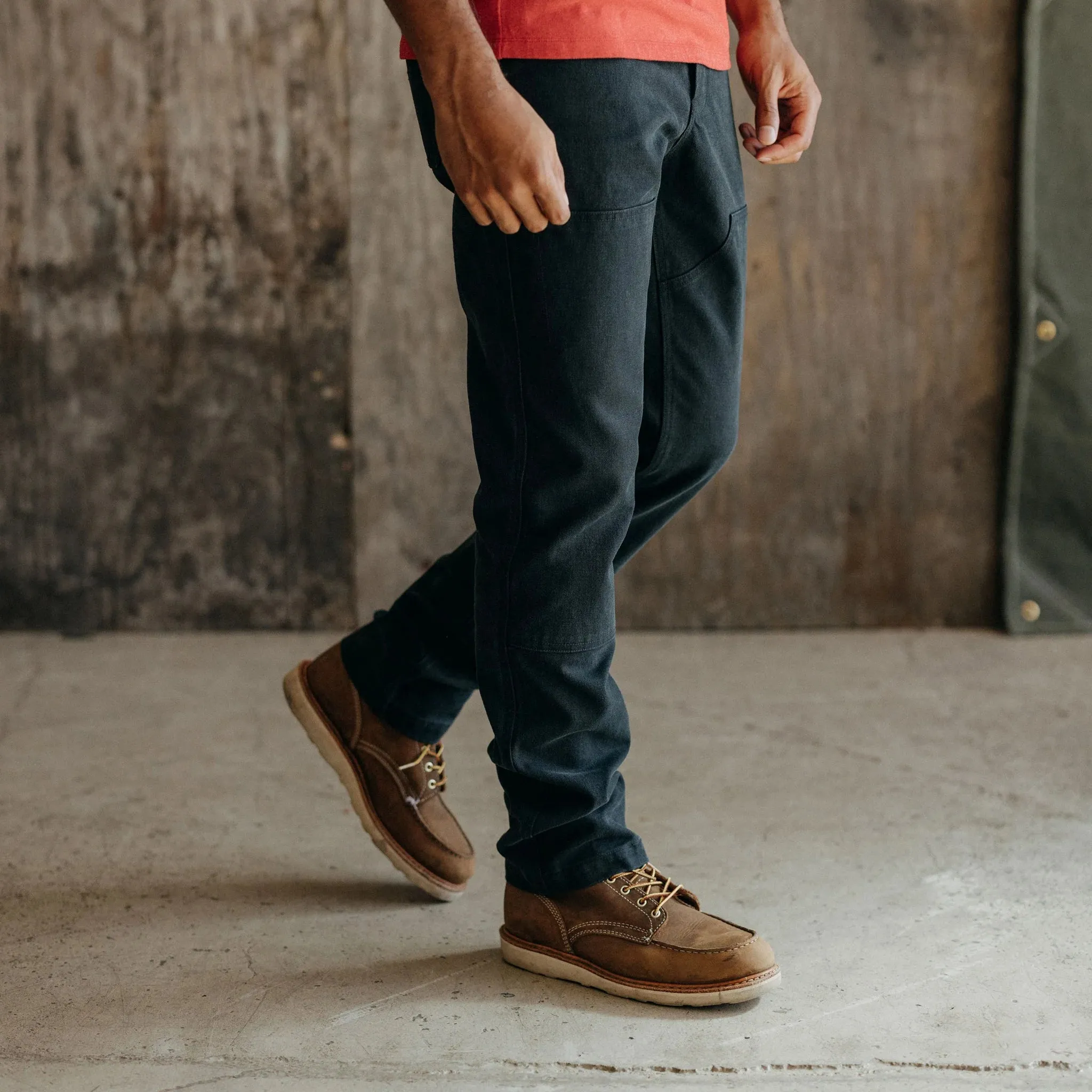 Taylor Stitch - The Chore Pant in Coal Boss Duck