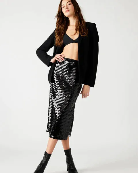 The Dinah Liquid Sequin Midi Skirt