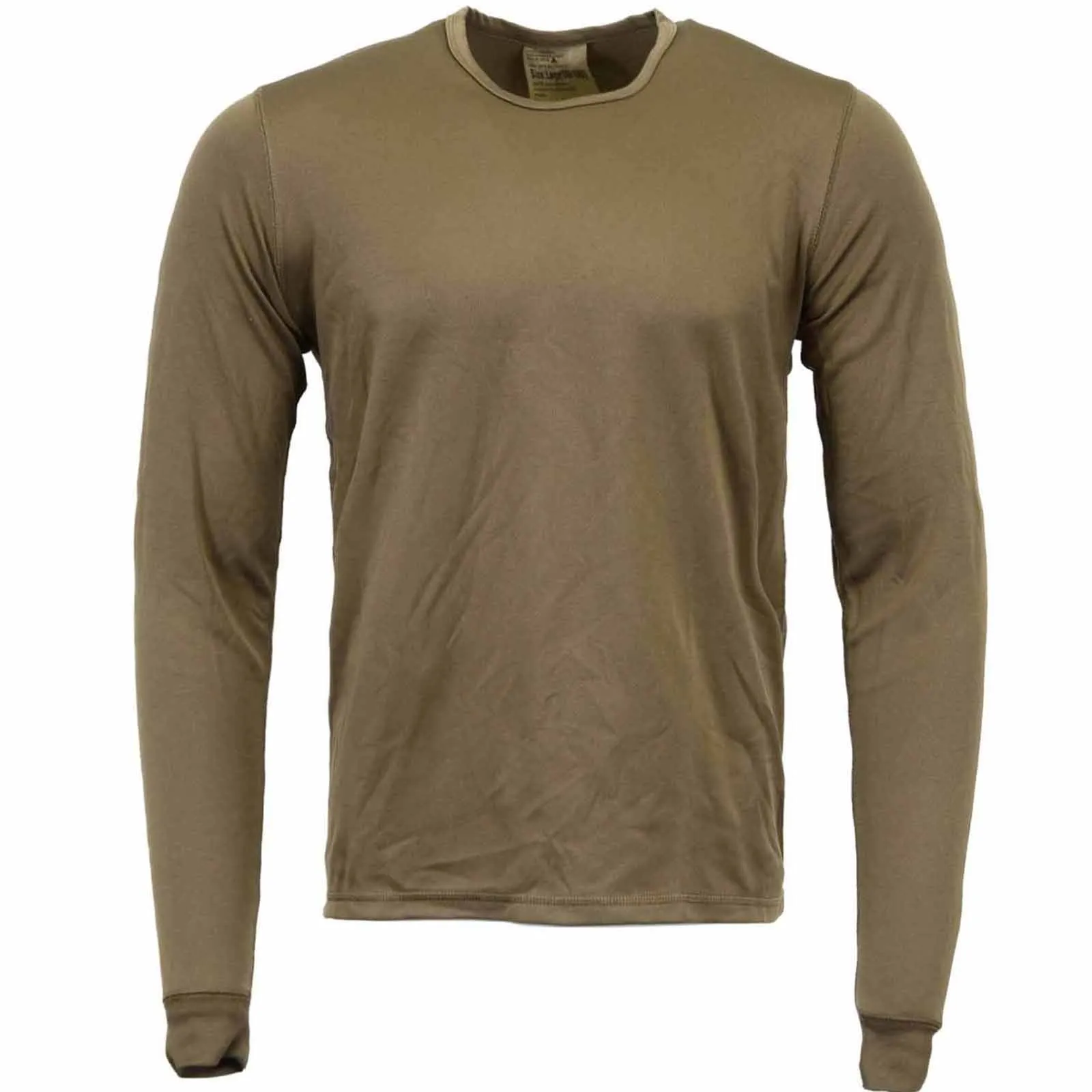 Thermal Olive Fleece Base Layer Top | 3 Pack