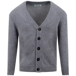 Unisex Icon Style Cardigan Grey Marl - SS23