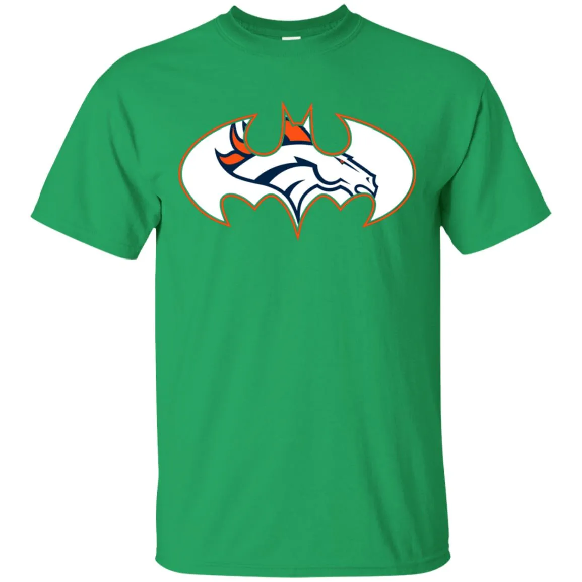 We Are The Denver Broncos Batman Nfl Mashup Men Cotton T-Shirt